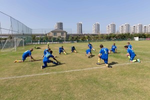 Oranje vs ReUnited stretching 1